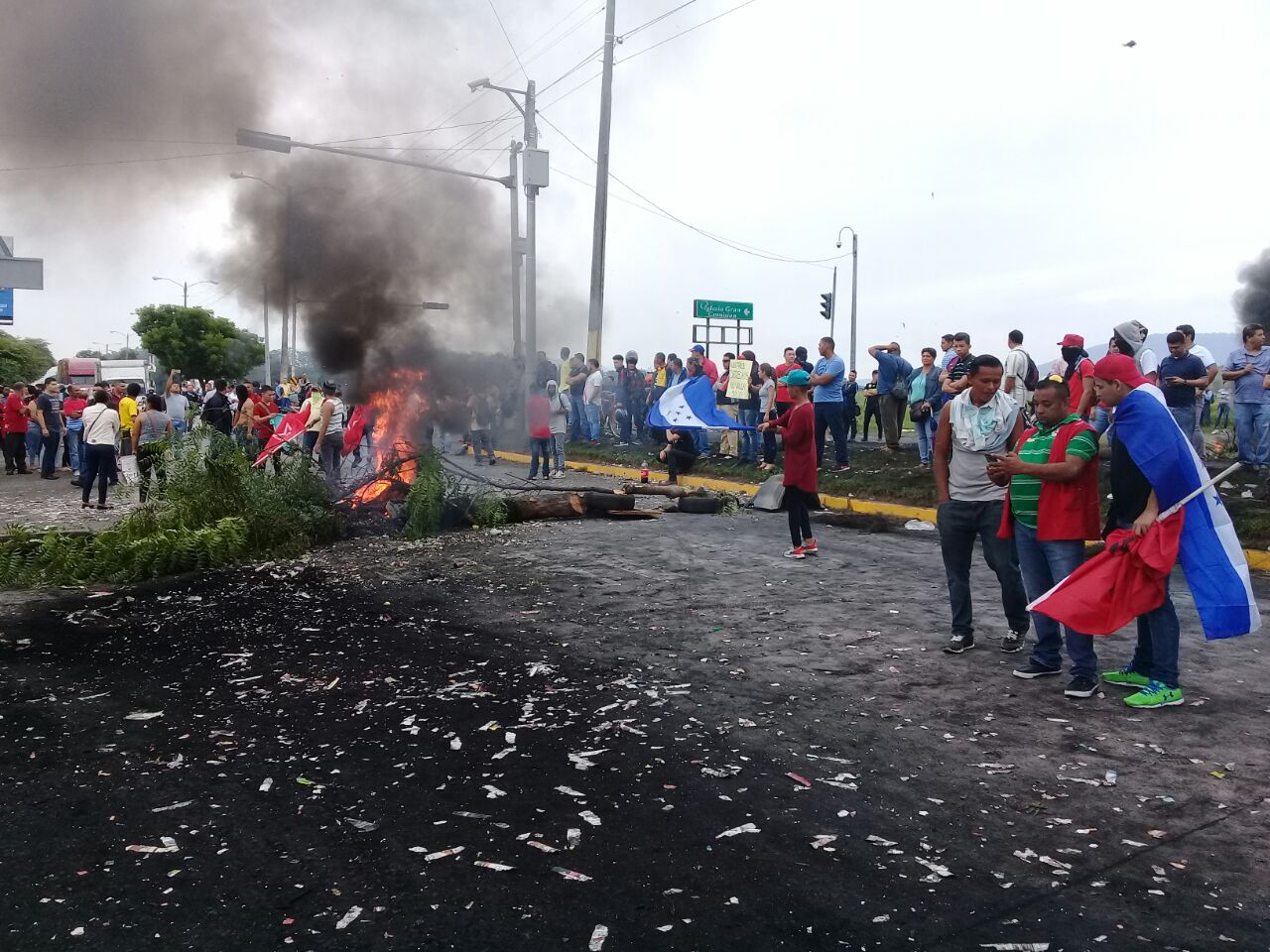 Conflicto social post electoral Honduras 2017
