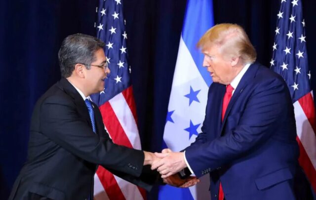 Juan Orlando Hernández sale libre tras indulto firmado por Trump