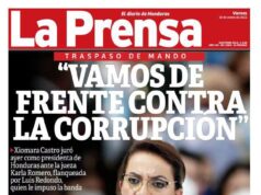 Así informan los medios nacionales sobre la llegada al poder de la Presidenta Xiomara Castro