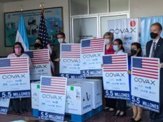 GOBIERNO DE LOS ESTADOS UNIDOS HACE NUEVA DONACIÓN AHONDURAS DE 300,690 DOSIS DE VACUNAS PFIZER