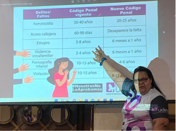UDIMUF y ONU Mujeres Desarrollan capacidades para el abordaje de la violencia de género