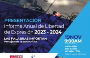 Informe Anual de Libertad de Expresión (ILE) Las palabras mimportan, ¡Protejamos la sana crítica!