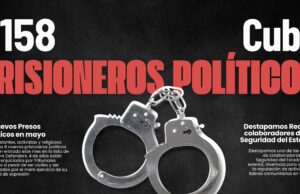 8 nuevos presos políticos en Cuba elevan la cifra total a 1.158 a final de mayo