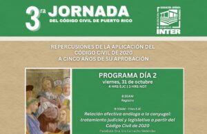 PROBLEMAS CON HERENCIAS, PAREJAS DE HECHO Y EL DESPLAZAMIENTO POR LOS AIRBNB FORMAN PARTE DE LA 3RA JORNADA DEL CÓDIGO CIVIL DE 2020 EN SU QUINTO ANIVERSARIO