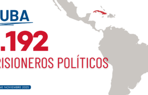 1.192 PRISIONEROS POLÍTICOS, UN NUEVO RÉCORD QUE SE SUMA A LA CRISIS POLÍTICA, SOCIAL Y HUMANITARIA QUE VIVE CUBA
