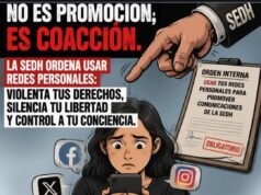 Ministra de la SEDH obliga a empleados vincular sus cuentas digitales personales con las de la institución para difundir información oficial