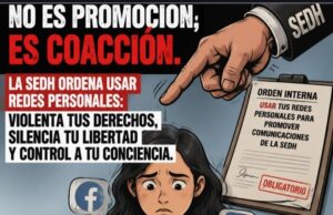 Ministra de la SEDH obliga a empleados vincular sus cuentas digitales personales con las de la institución para difundir información oficial