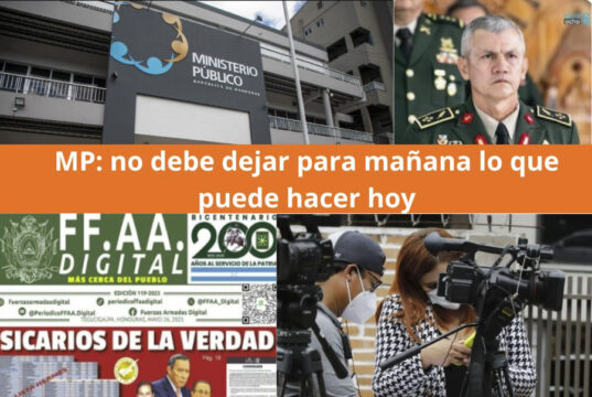 Roosevelt Hernández en su declaración ante MP se lavó las manos y acusó a Relaciones Públicas de las FFAA y a un coronel de generar ataques contra la prensa