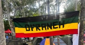 Un campamento y una voz garífuna en rebeldía: los escenarios abiertos